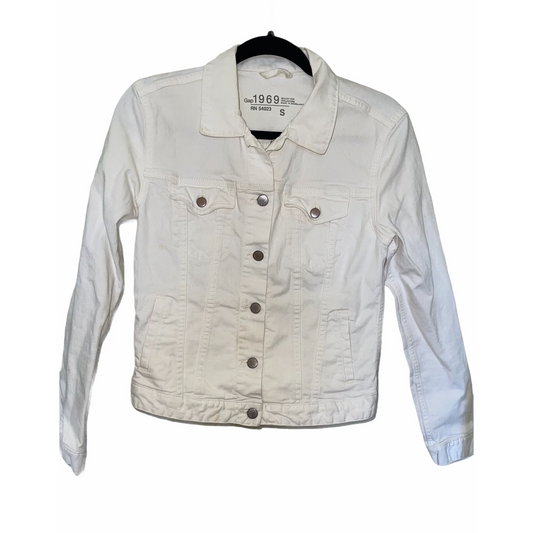 Jacket-1969 White Denim By Gap