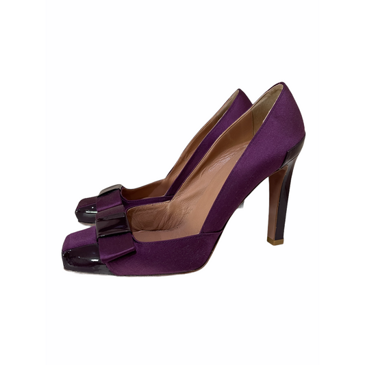 Heels (Pumps)-Purple Colored- By Hugo Boss