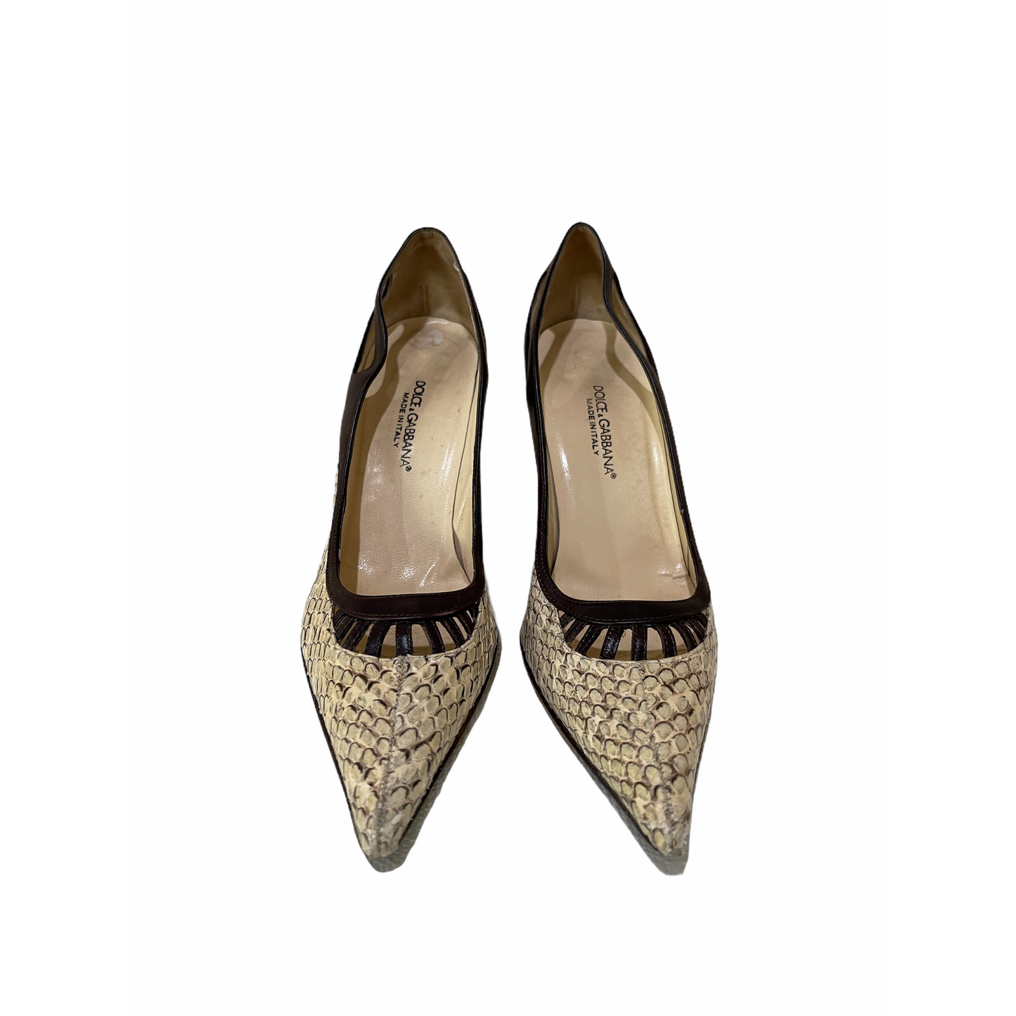 Heels-Snakeskin- By D&G Vero Cuoio