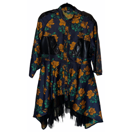 Dress-Button Down-Floral Align By TOV Los Angeles