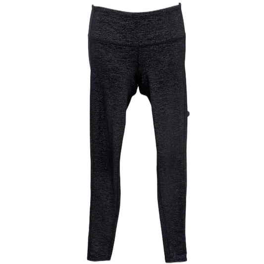 Leggings-Yoga Style-Black & Silver Coloring-By Athleta