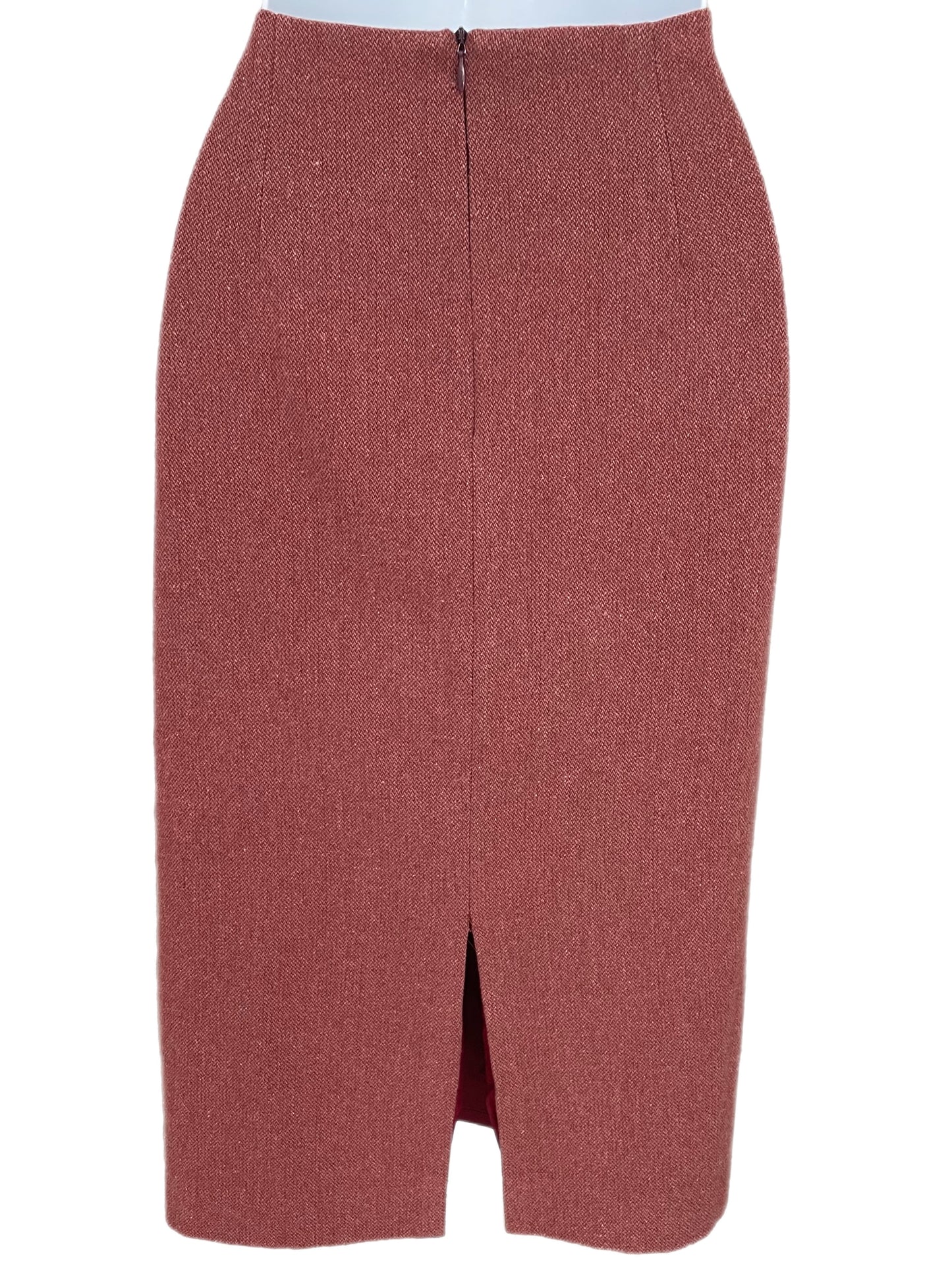 Skirt- Tweed Design- Red Coloring By Rebecca Taylor