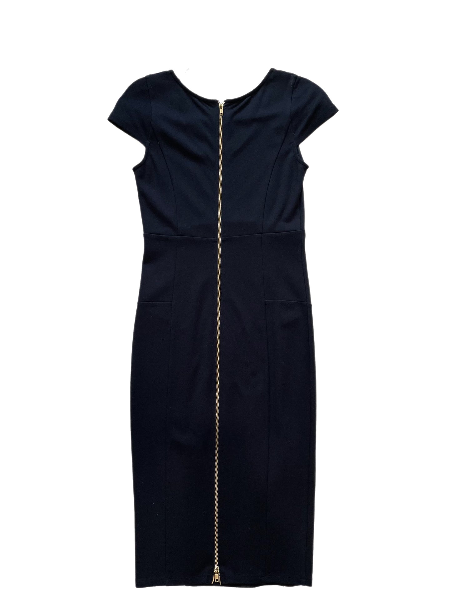 Dress-Casual/V Neck w/Short Sleeves Design- Black Colored by Felicity & Coco