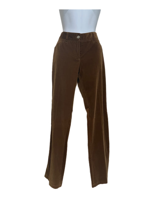 Pants-Brown Suede - By Dolce & Gabbana