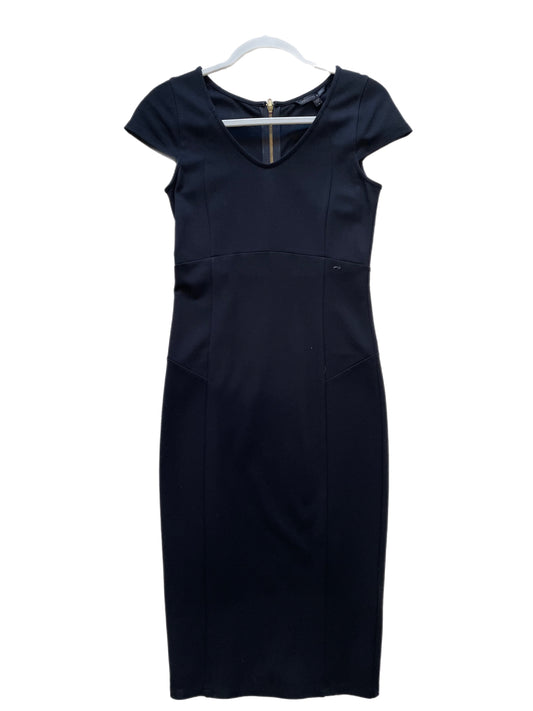 Dress-Casual/V Neck w/Short Sleeves Design- Black Colored by Felicity & Coco