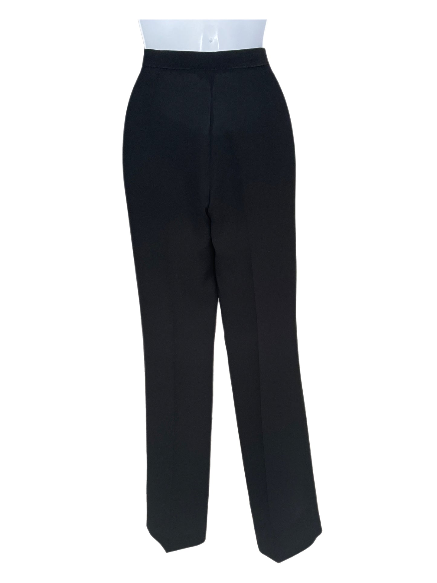 Pants-Creased Slack Design- Black Colored By Vertigo
