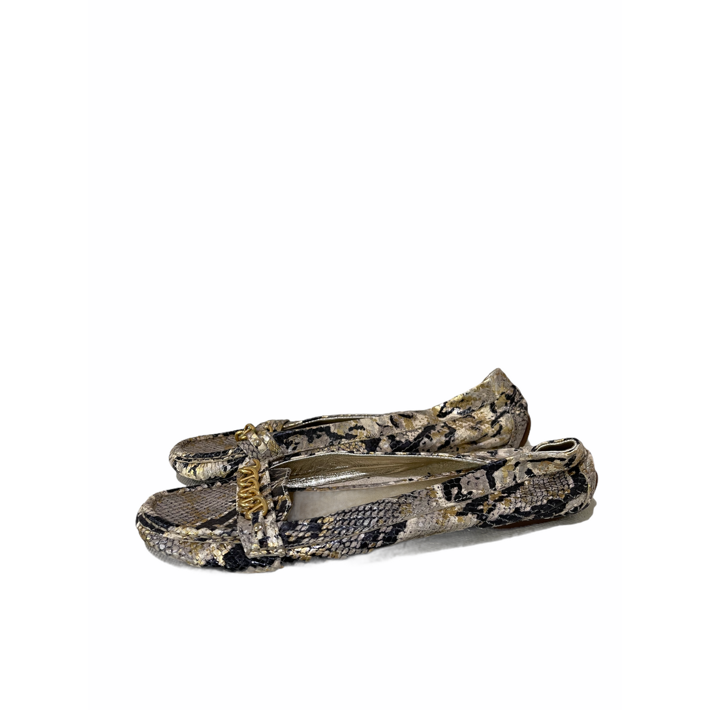 Flat Shoe-Slip In Design-Eryn Snake Print-By Kate Spade
