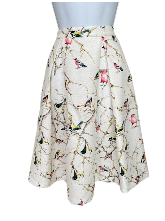 Skirt-Decorated with Birds By Niut A La Mode