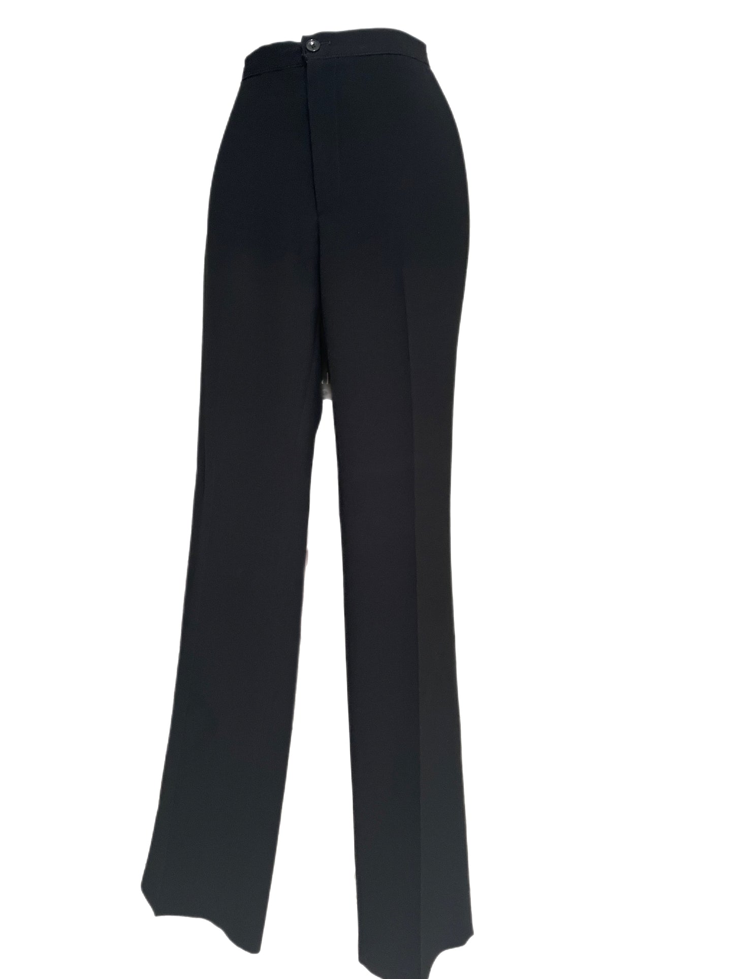 Pants-Creased Slack Design- Black Colored By Vertigo