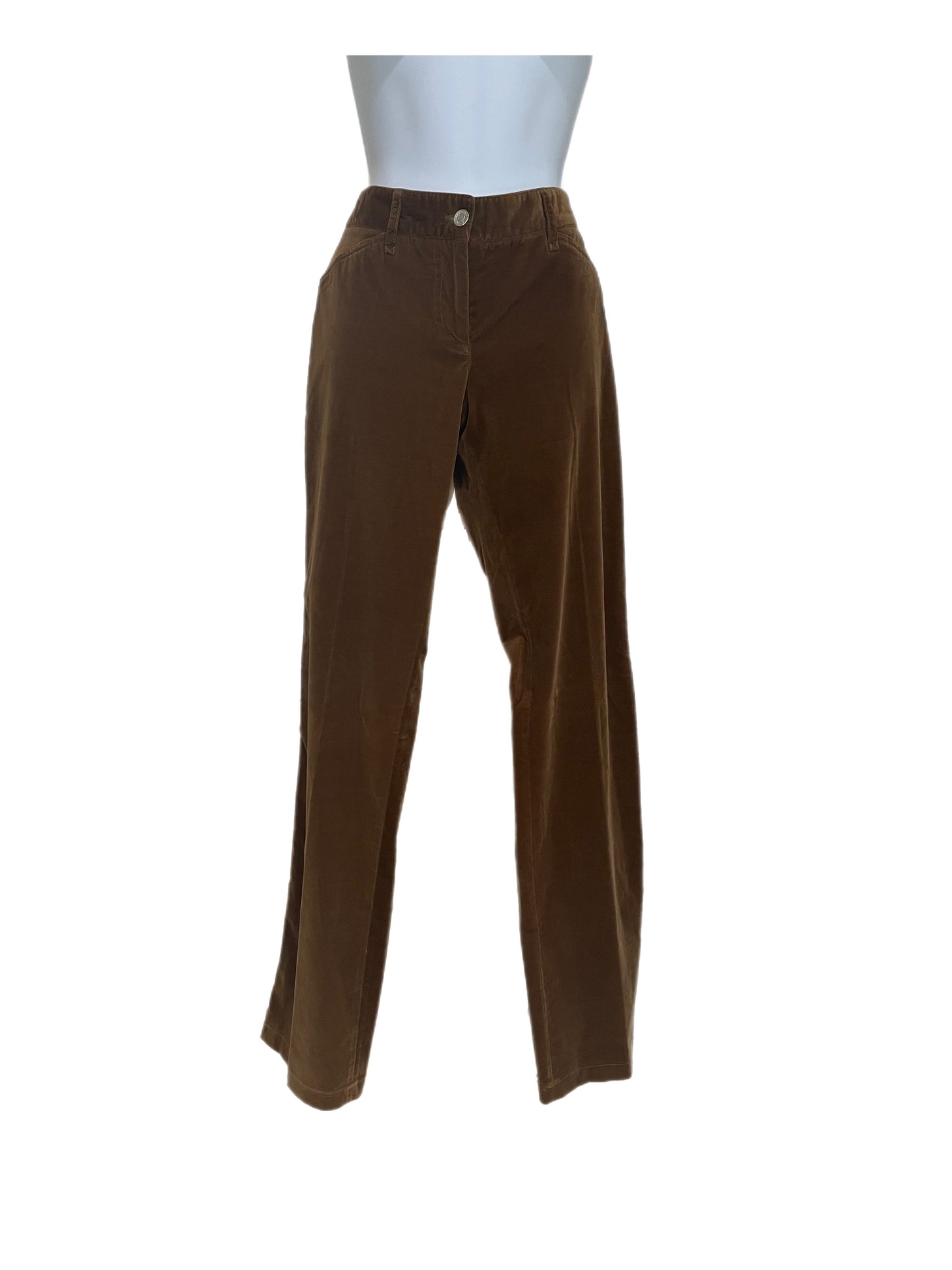 Pants-Brown Suede - By Dolce & Gabbana